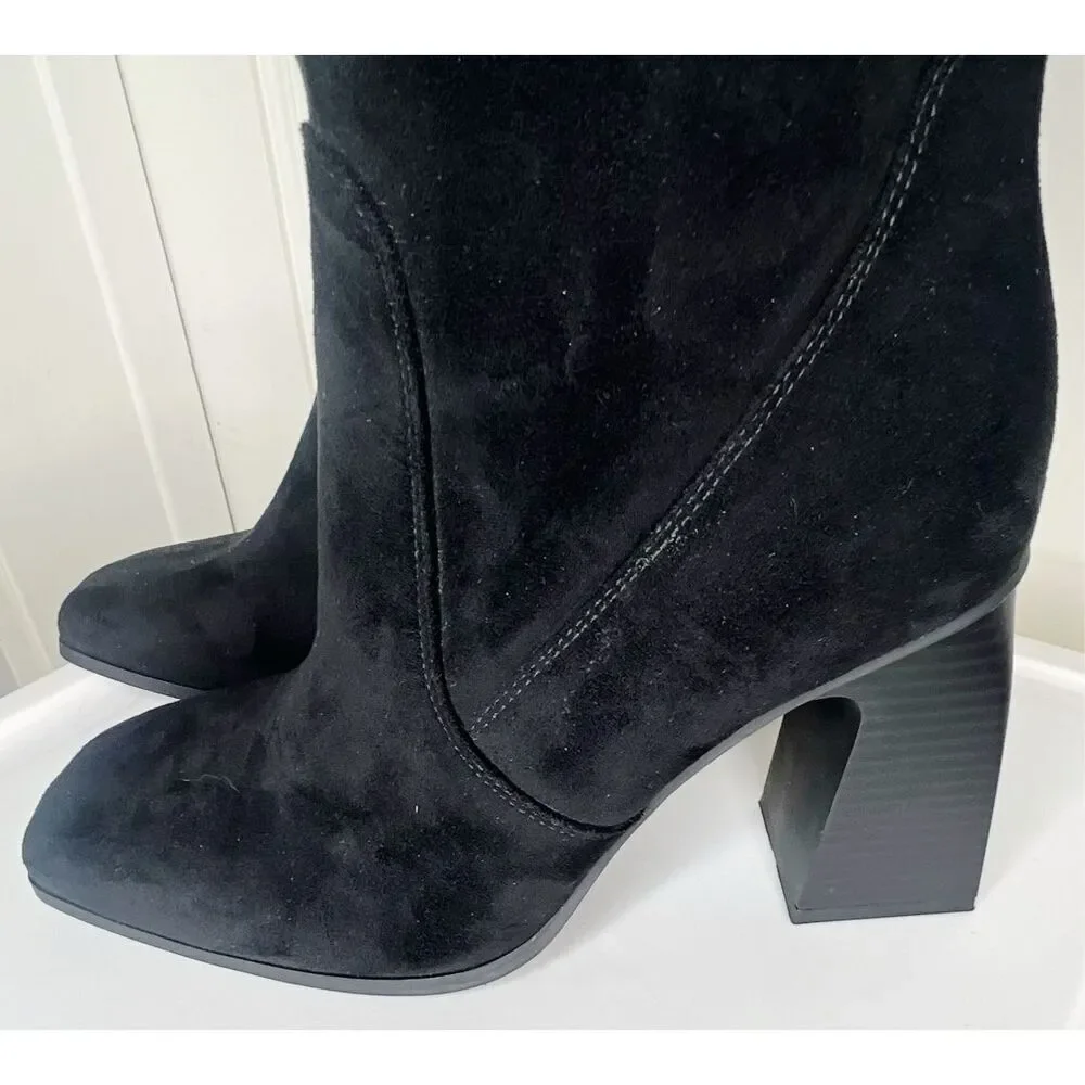 Forever 21 Wide Fit Over The knee Faux Suede Boots New Size 7W
